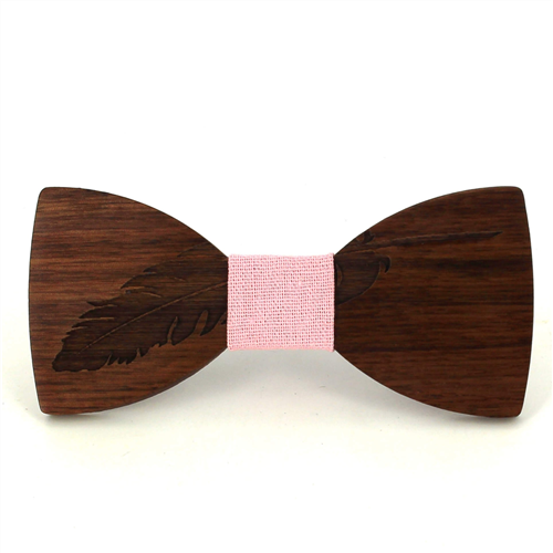 Pajarita Madera Pluma