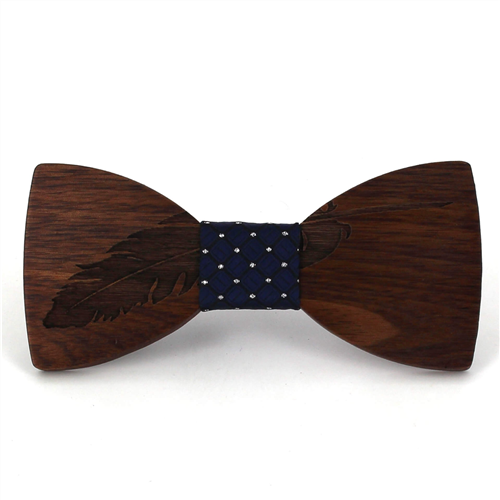 Pajarita Madera Pluma