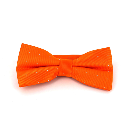 Pajarita Naranja Puntos Brillantes