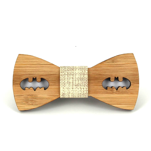 Pajarita Niños Bambú Hueca Batman