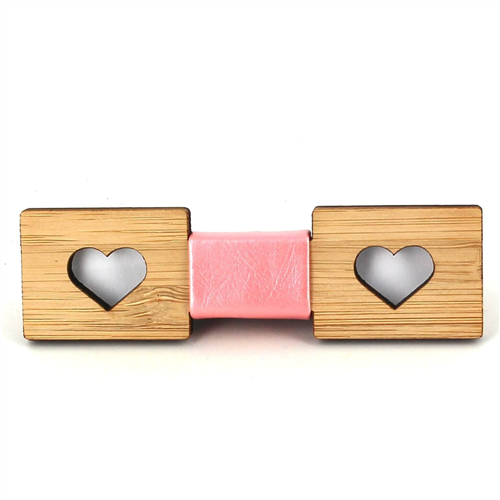 Pajarita Niños Bambú Hueca Corazones