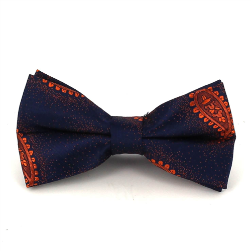 Pajarita Paisley Azul