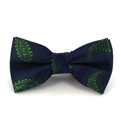 Pajarita Paisley Azul