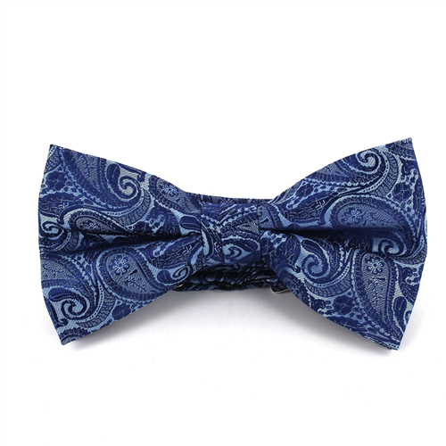 Pajarita Paisley Azul Celeste y Azul