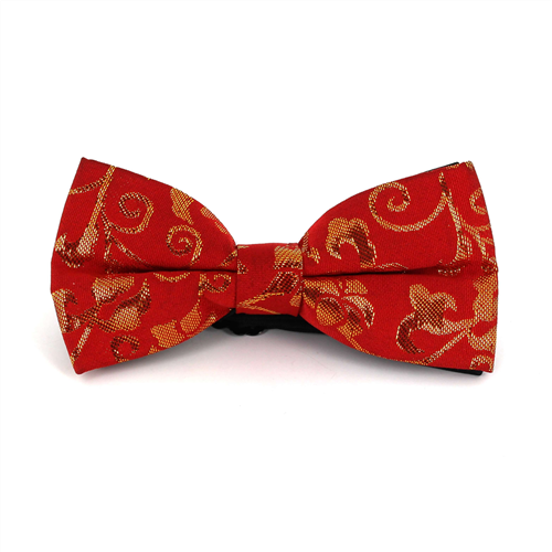 Pajarita Paisley Brillo Roja