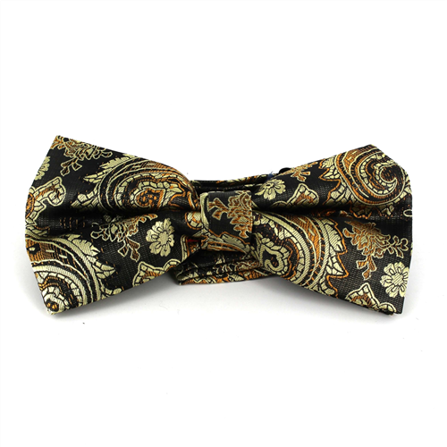 Pajarita Paisley XL Marrón