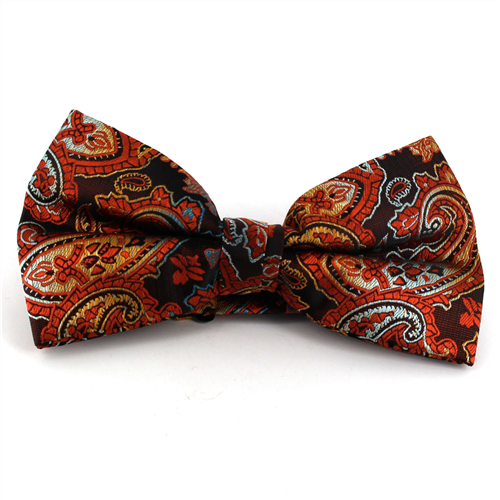 Pajarita Paisley XL Naranja