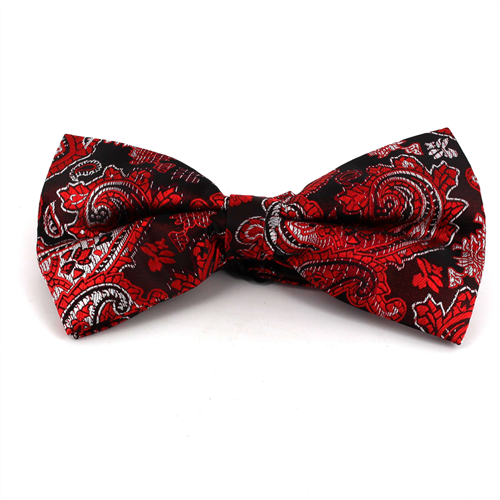 Pajarita Paisley XL Roja