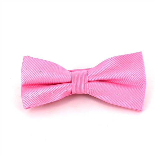 Pajarita Rosa Puntos Brillantes
