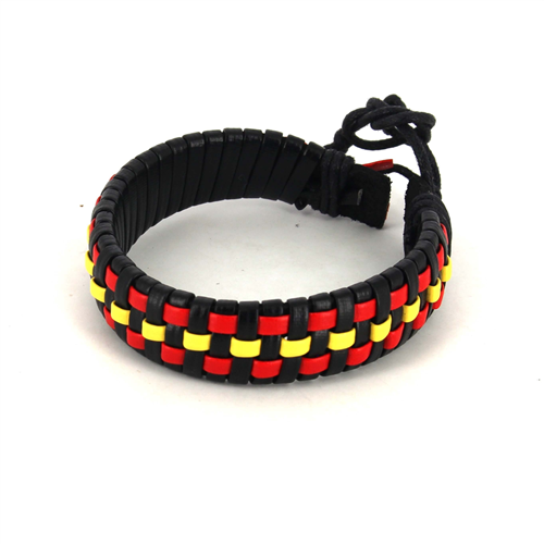 Pulsera Cuero Bandera España