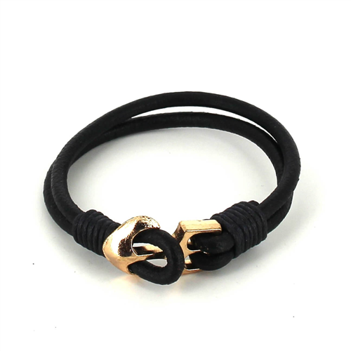 Pulsera Cuero con Ancla