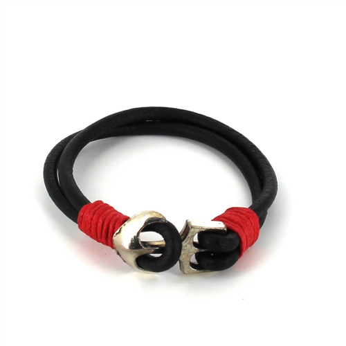 Pulsera Cuero con Ancla