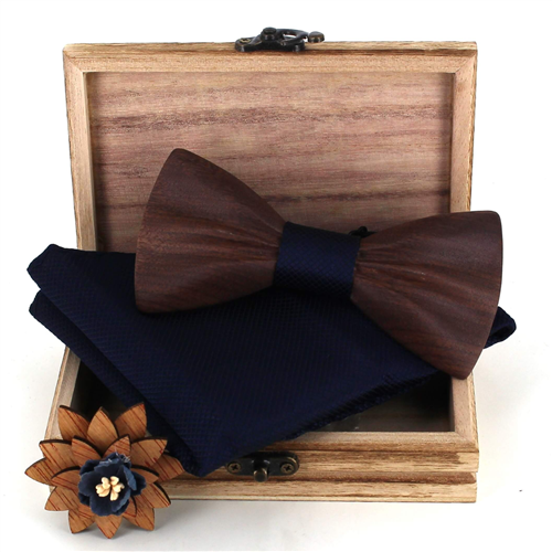 Set Pajarita de Madera