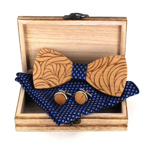 Set Pajarita de Madera