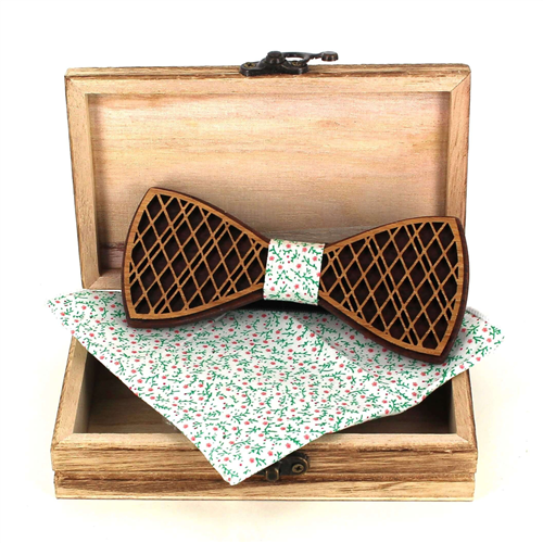Set Pajarita de Madera