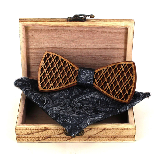 Set Pajarita de Madera