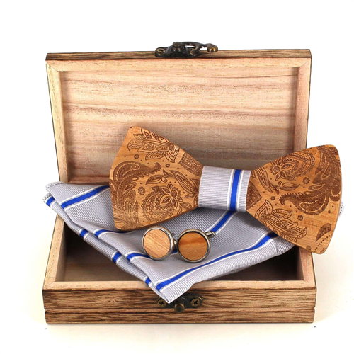 Set Pajarita de Madera