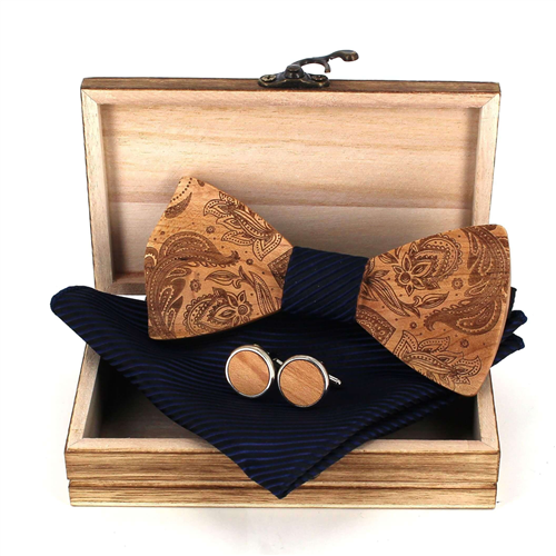 Set Pajarita de Madera