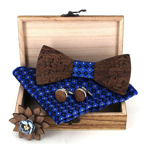 Set Pajarita de Madera