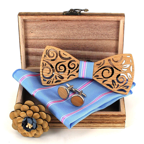 Set Pajarita de Madera