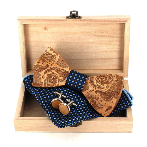 Set Pajarita de Madera