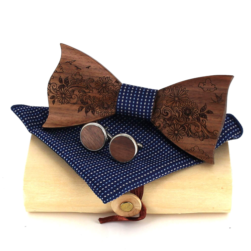 Set Pajarita de Madera