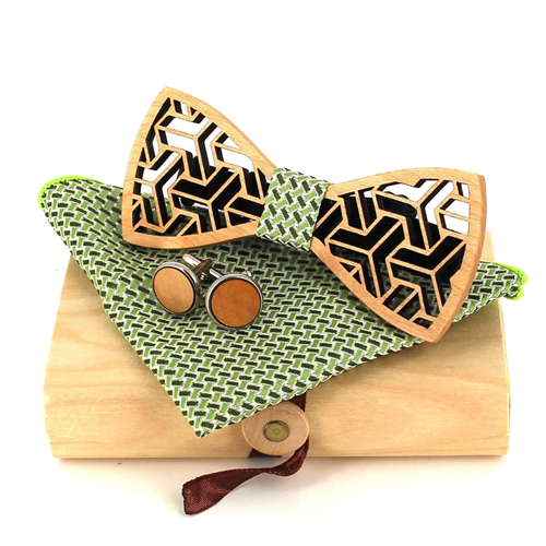 Set Pajarita de Madera