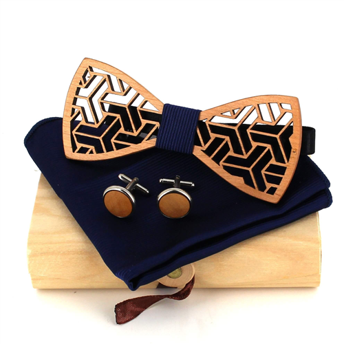 Set Pajarita de Madera
