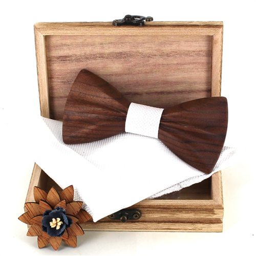 Set Pajarita de Madera