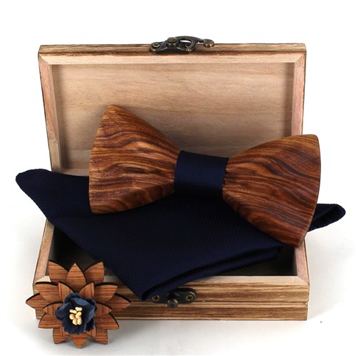 Set Pajarita de Madera