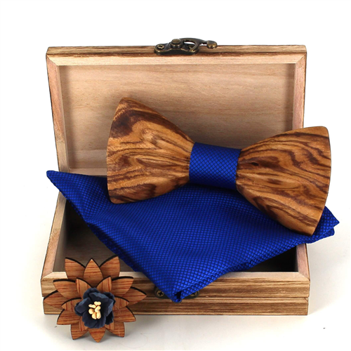 Set Pajarita de Madera