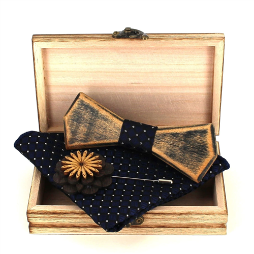 Set Pajarita de Madera