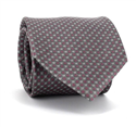 Corbata Cuadritos Gris