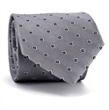 Corbata Cuadritos Plata
