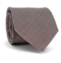 Corbata Cuadros Príncipe Gales Granate II