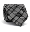 Corbata Cuadros Príncipe Gales Negra