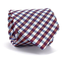 Corbata Cuadros Vichy Roja