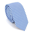 Corbata de Rayas Blancas y Azules