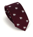 Corbata Estrecha Bulldog Burdeos