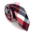 Corbata Estrecha de Cuadros Multicolor