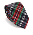 Corbata Estrecha de Cuadros Multicolor