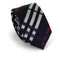 Corbata Estrecha de Cuadros Multicolor