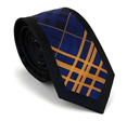 Corbata Estrecha Dibujo Geométrico Tricolor