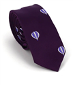 Corbata Estrecha Globos Morada