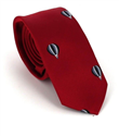Corbata Estrecha Globos Roja