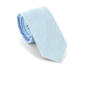 Corbata Estrecha Lisa Azul Claro
