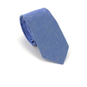 Corbata Estrecha Lisa Azul Oscuro