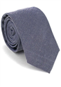 Corbata Estrecha Lisa Gris Oscuro
