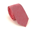 Corbata Estrecha Lisa Roja