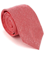 Corbata Estrecha Lisa Rojo Claro